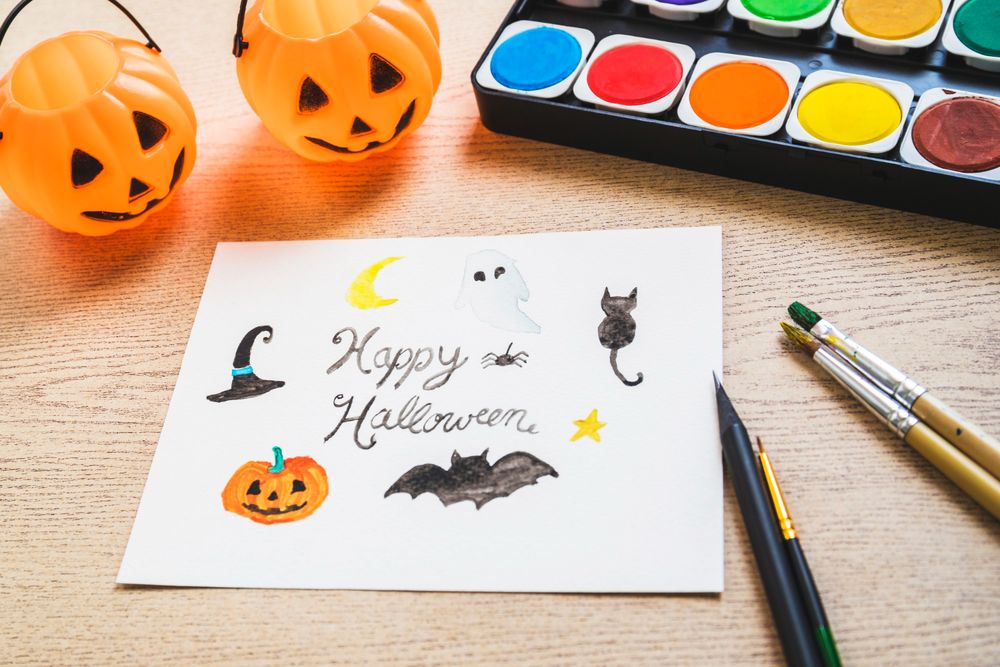 calligraphie Halloween